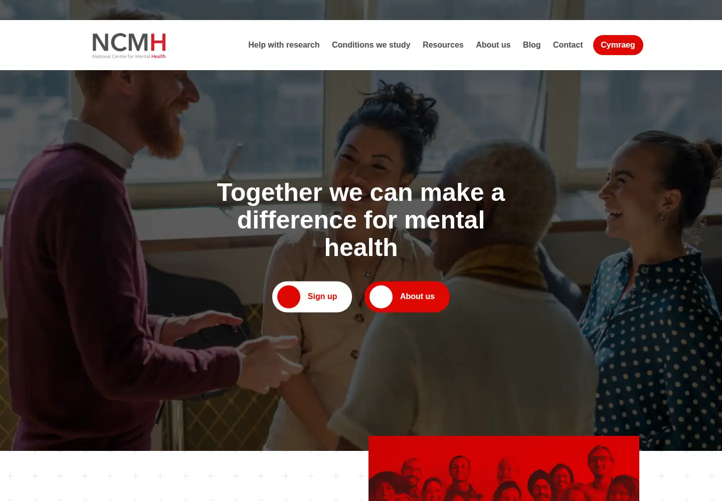 Captured homepage of ncmh.info in the current scan