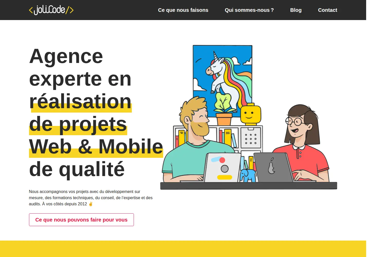 Screenshot of jolicode.com