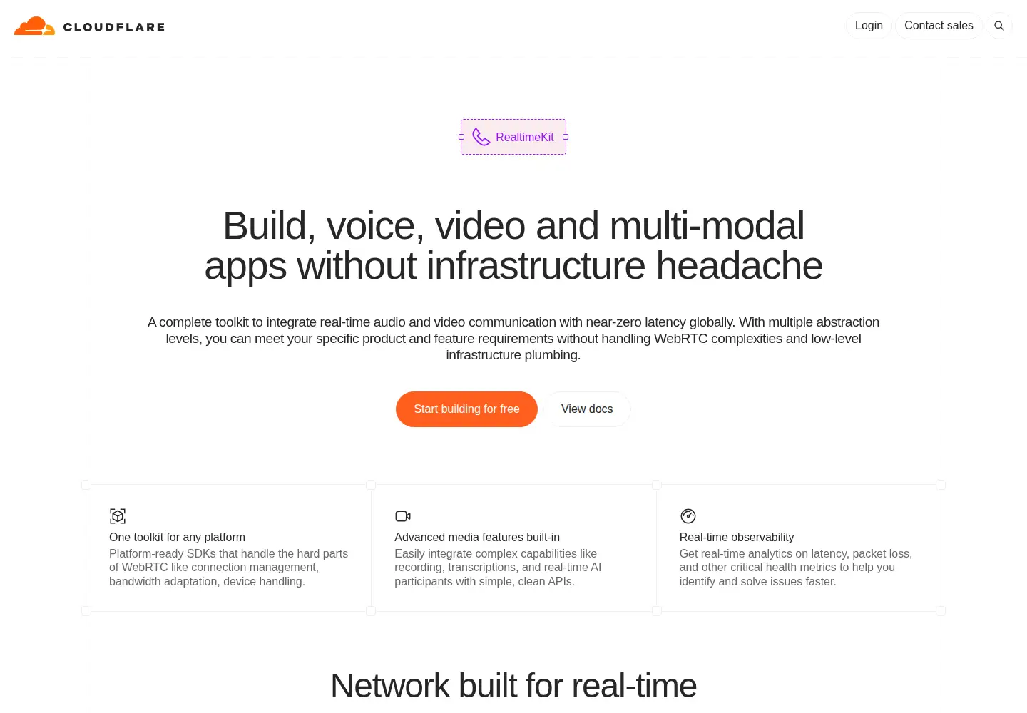 Captured homepage of dyte.io in the current scan