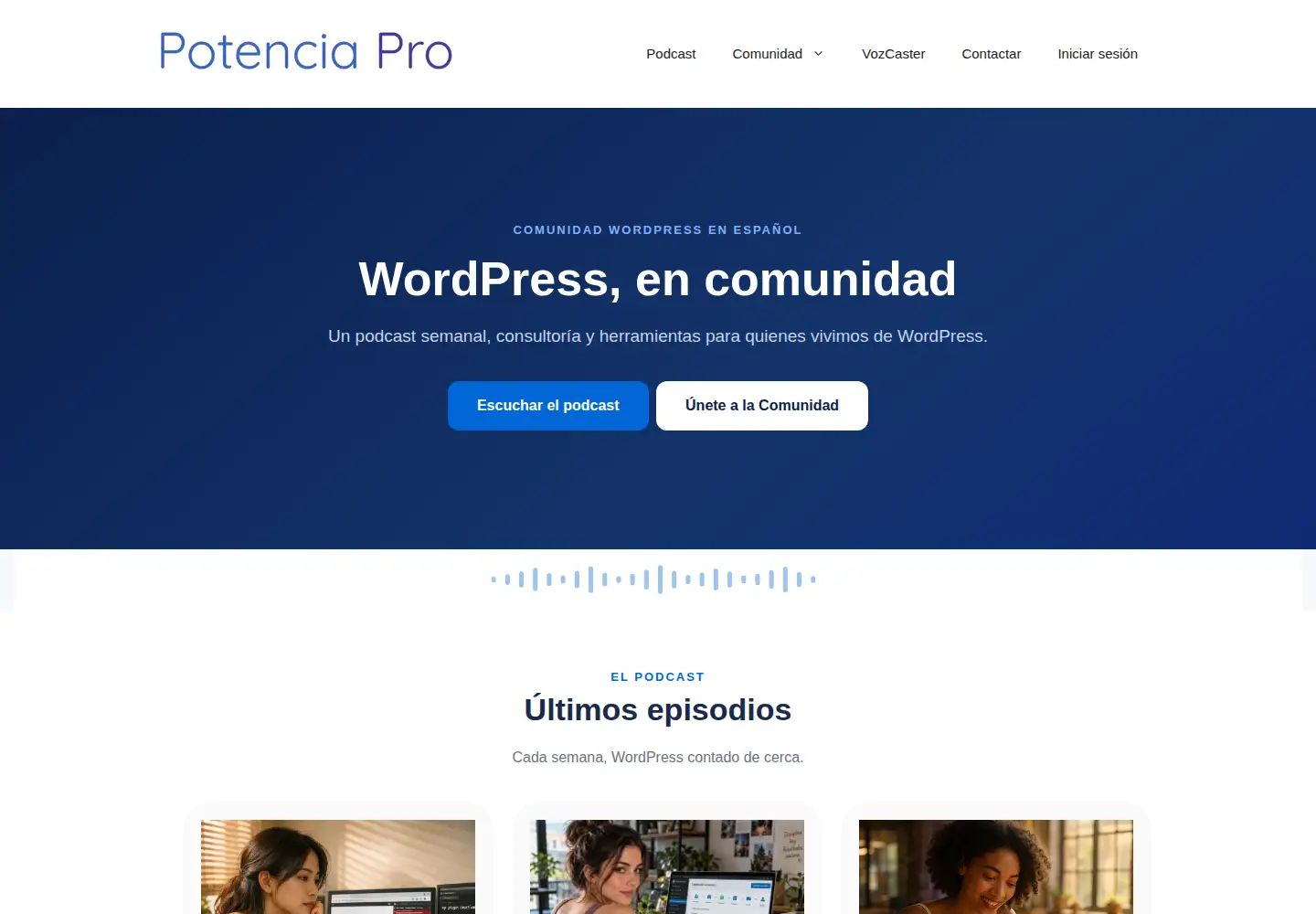Screenshot of potencia.pro