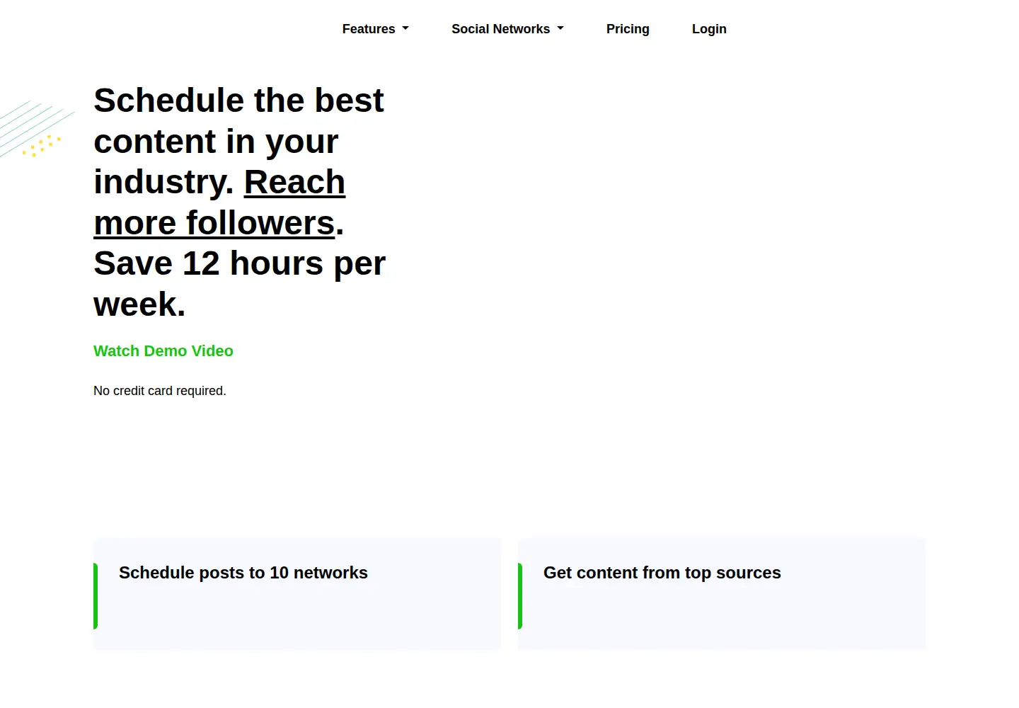 Screenshot of postplanner.com