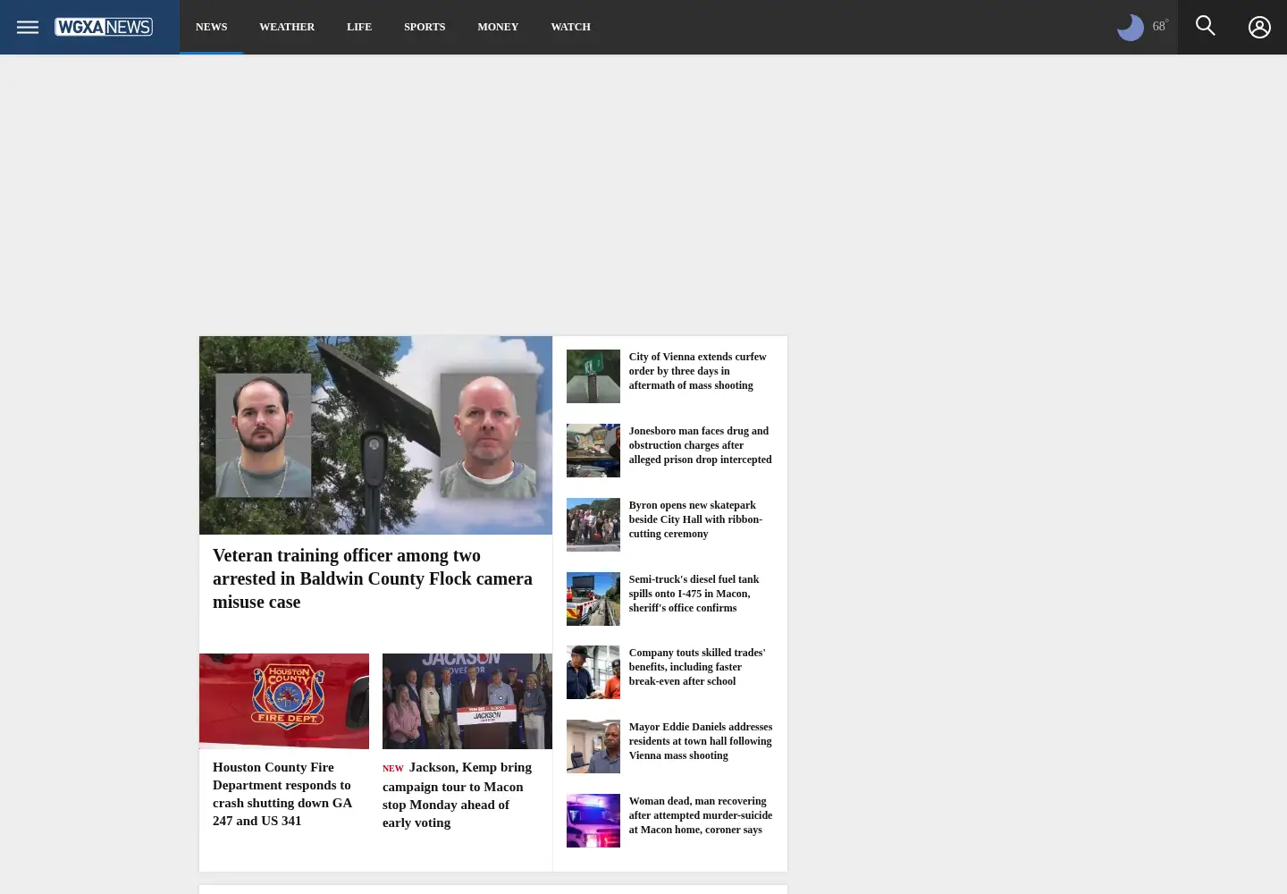 Screenshot of wgxa.tv