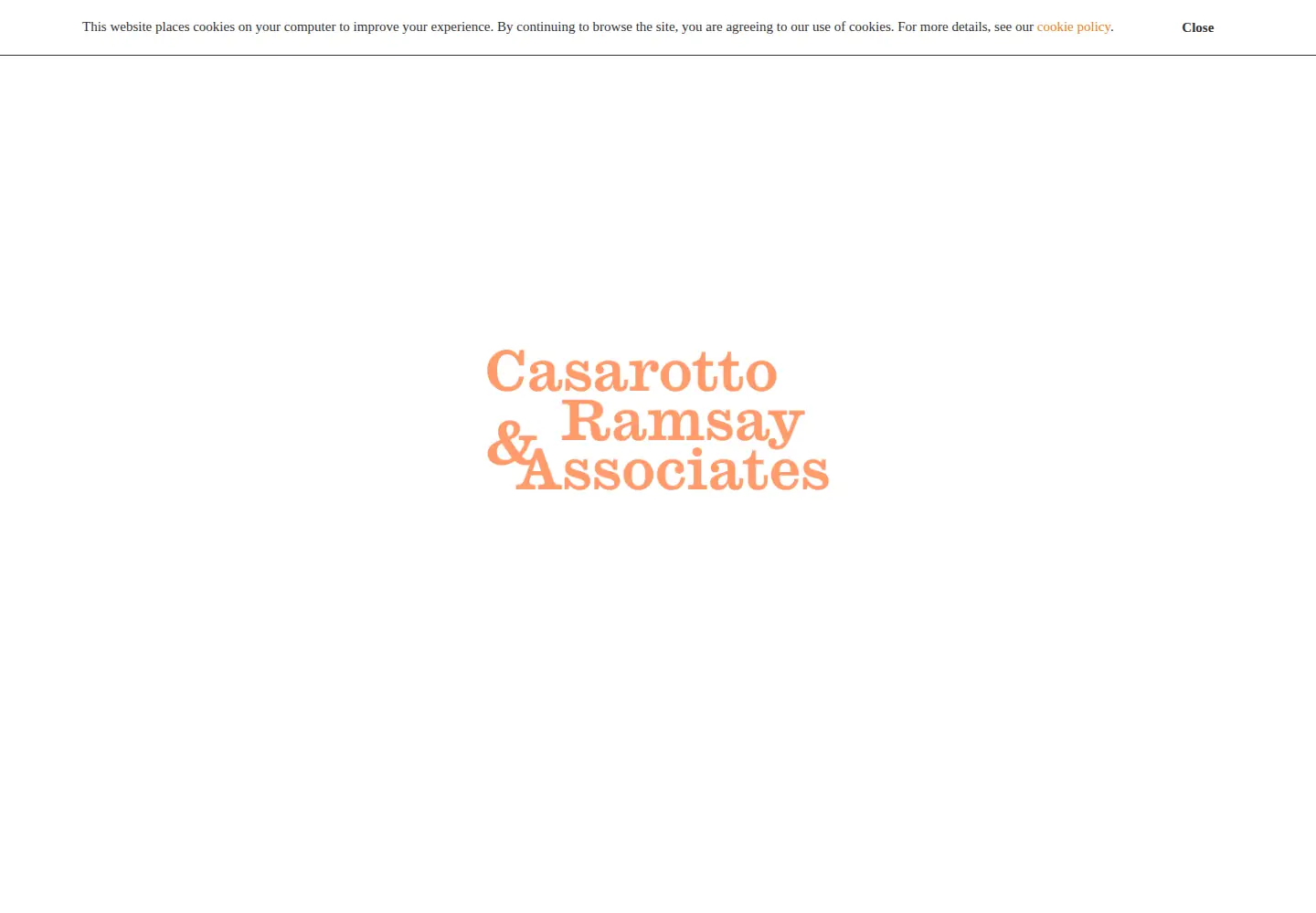 Captured homepage of casarotto.co.uk in the current scan