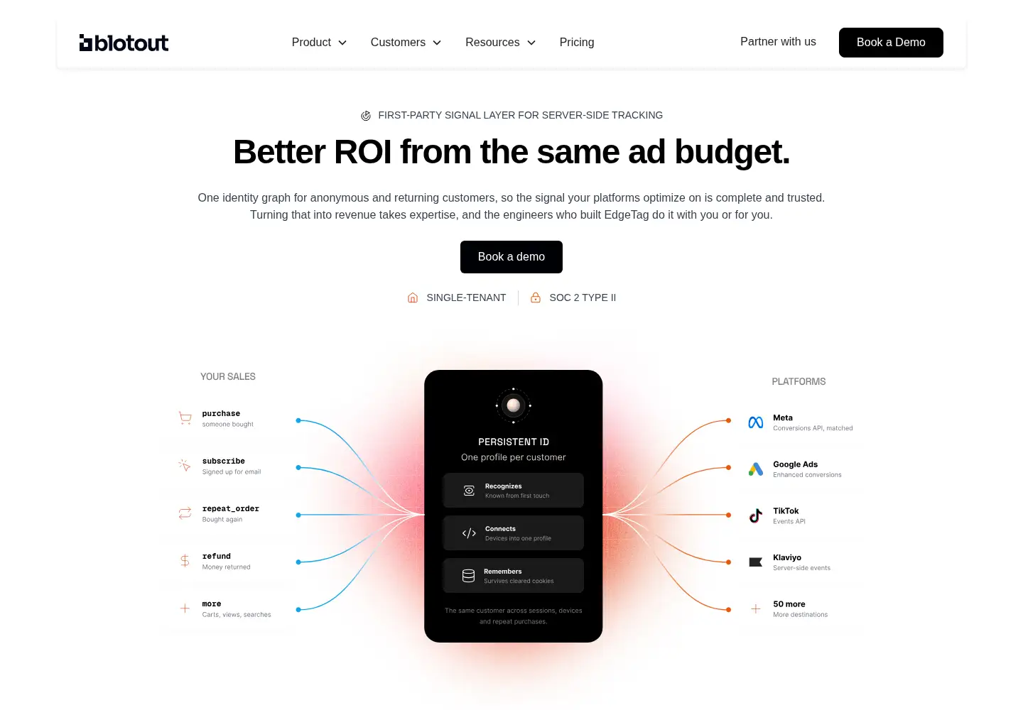 Captured homepage of edgetag.io in the current scan