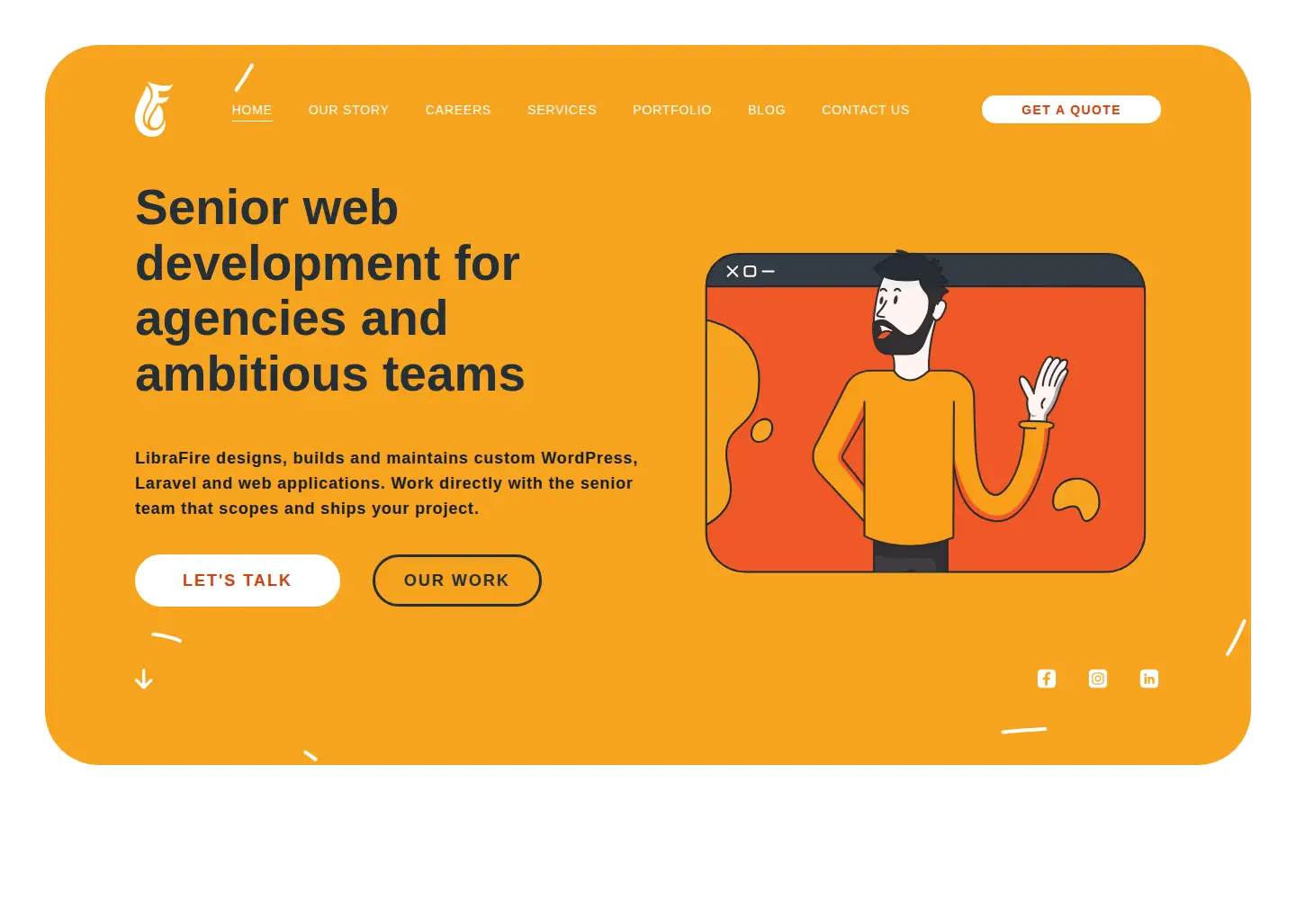 Screenshot of librafire.com