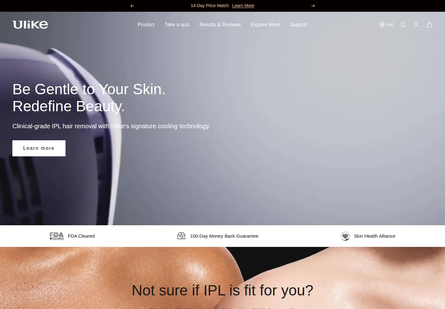 Screenshot of ulike.com