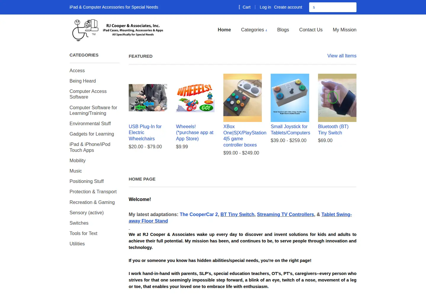 Captured homepage of rjcooper.com in the current scan