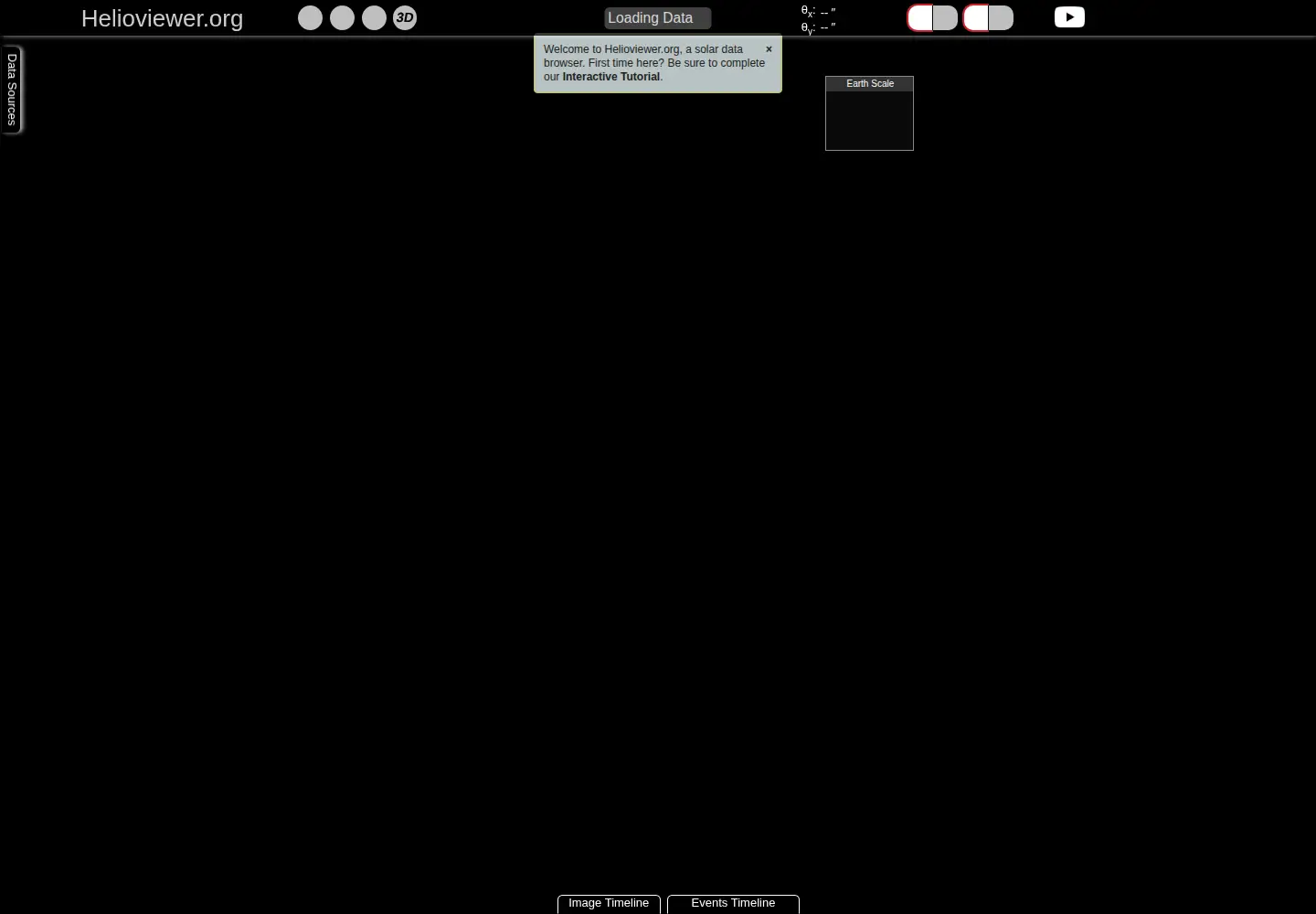Screenshot of helioviewer.org