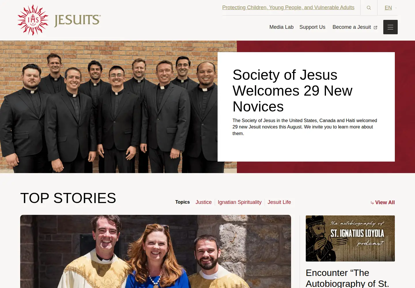 Screenshot of jesuit.org