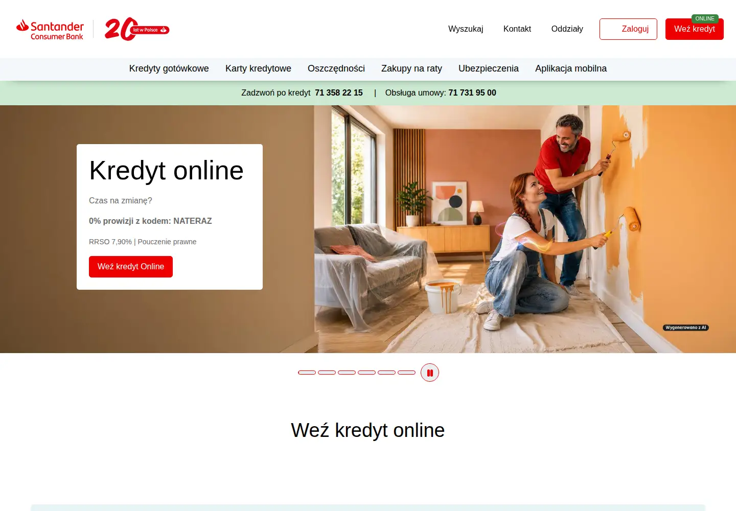 Screenshot of santanderconsumer.pl