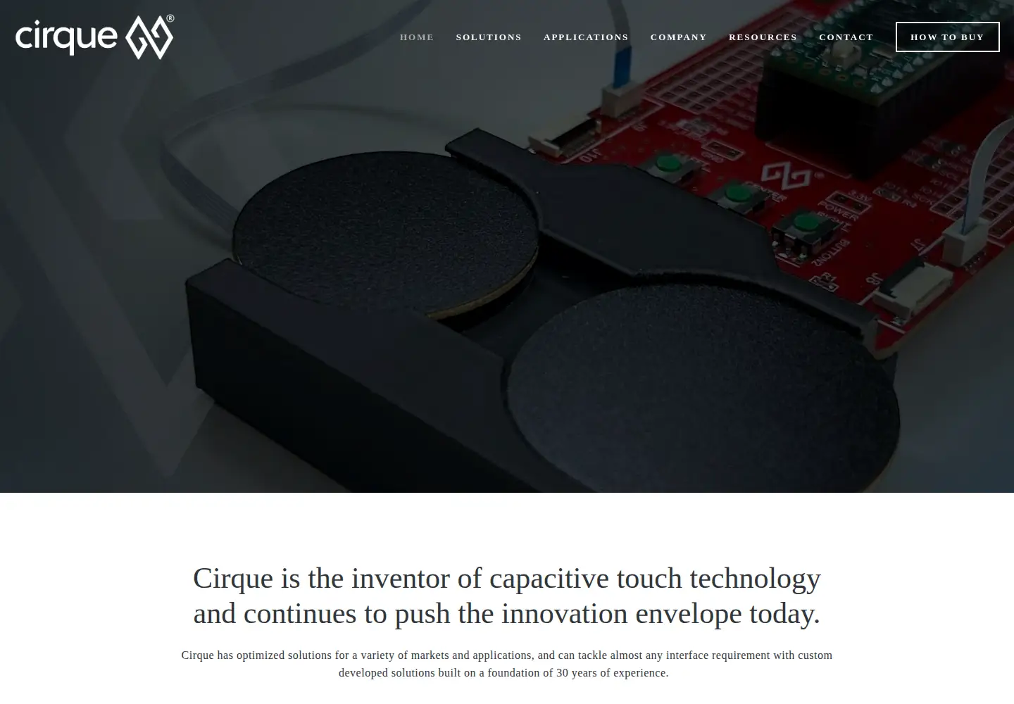 Screenshot of cirque.com