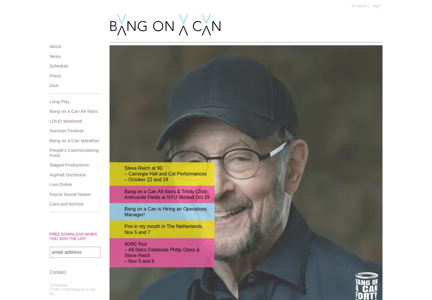 Captured homepage of bangonacan.org in the current scan