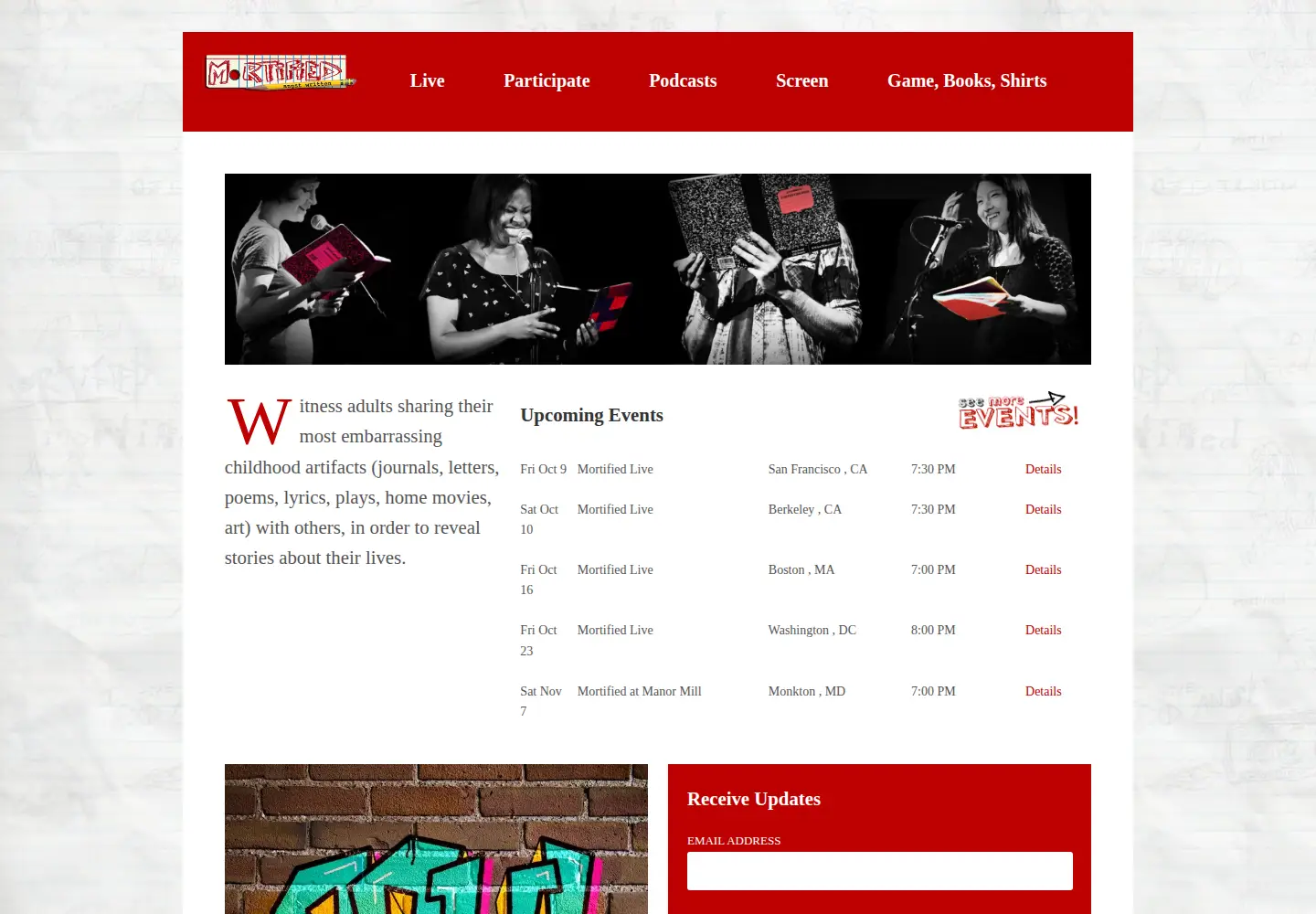 Screenshot of getmortified.com