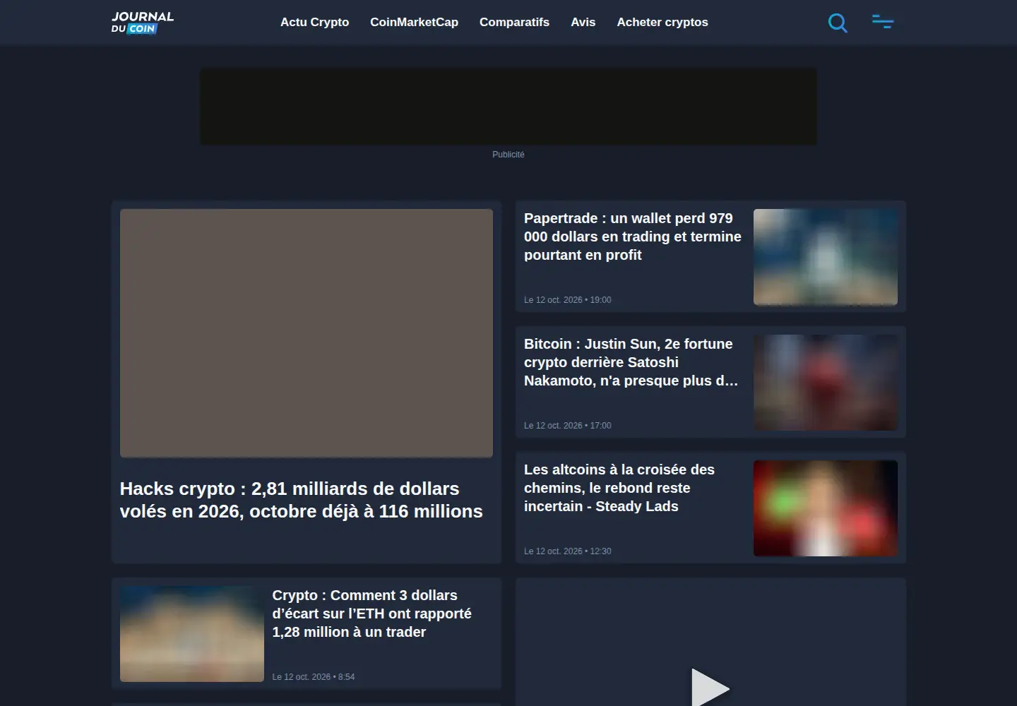 Screenshot of journalducoin.com