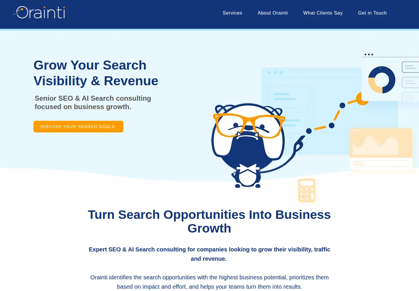 Screenshot of orainti.com