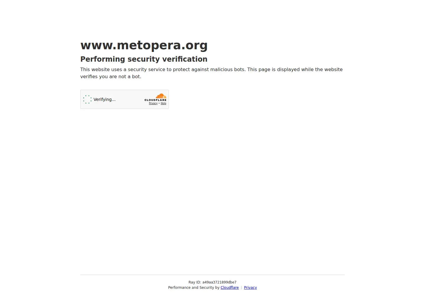 Screenshot of metoperafamily.org