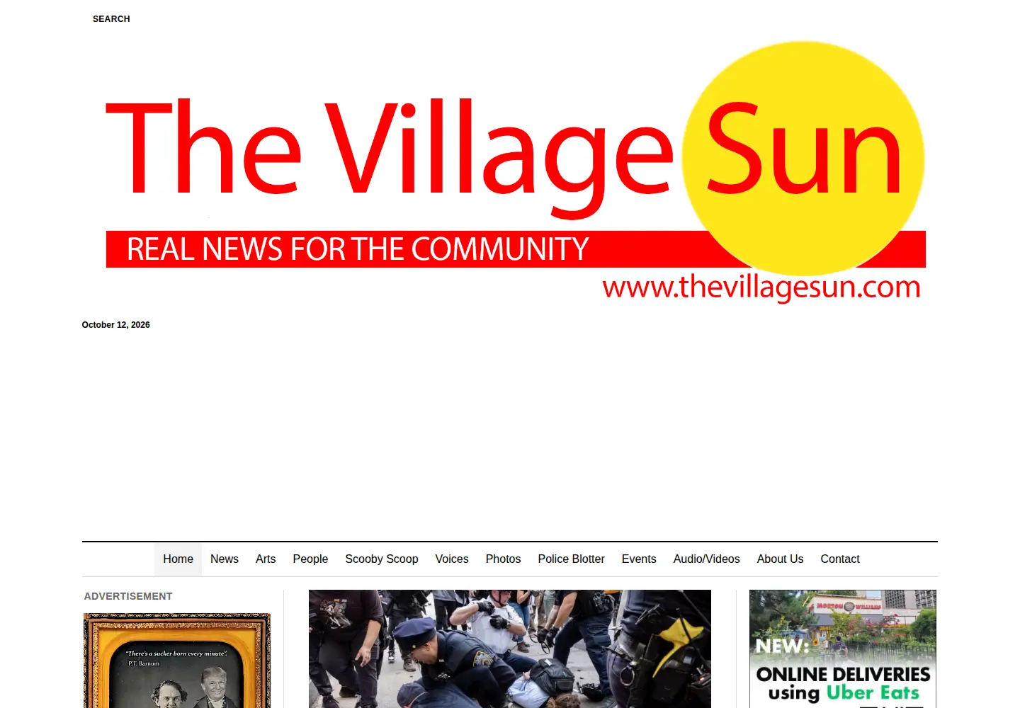 Screenshot of thevillagesun.com