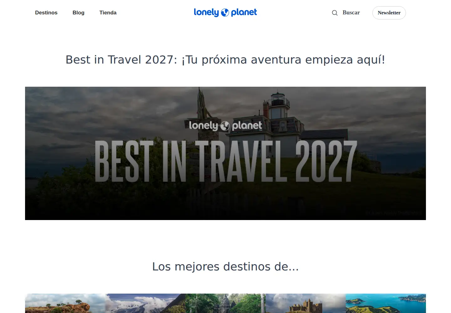Screenshot of lonelyplanet.es