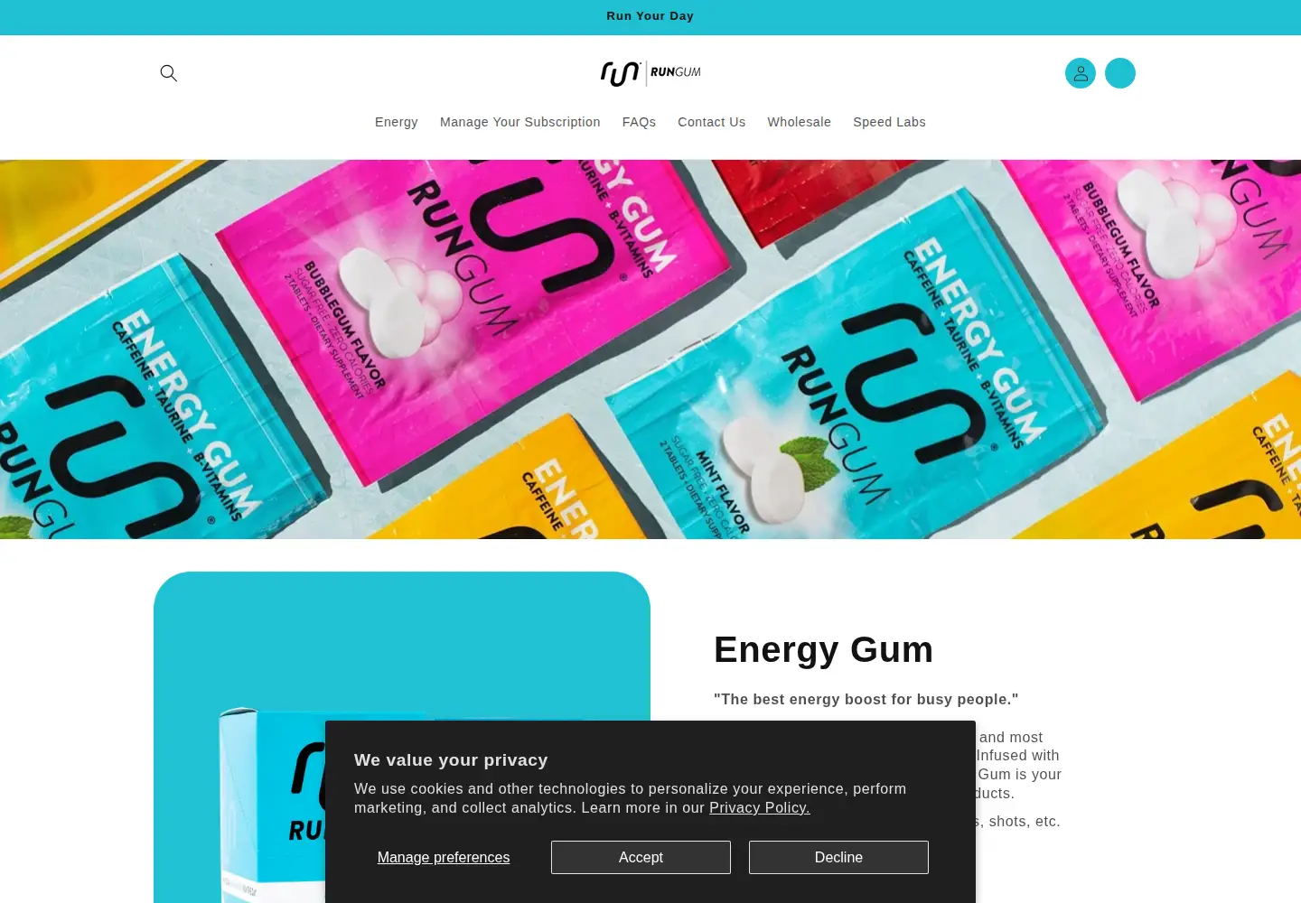 Screenshot of rungum.com