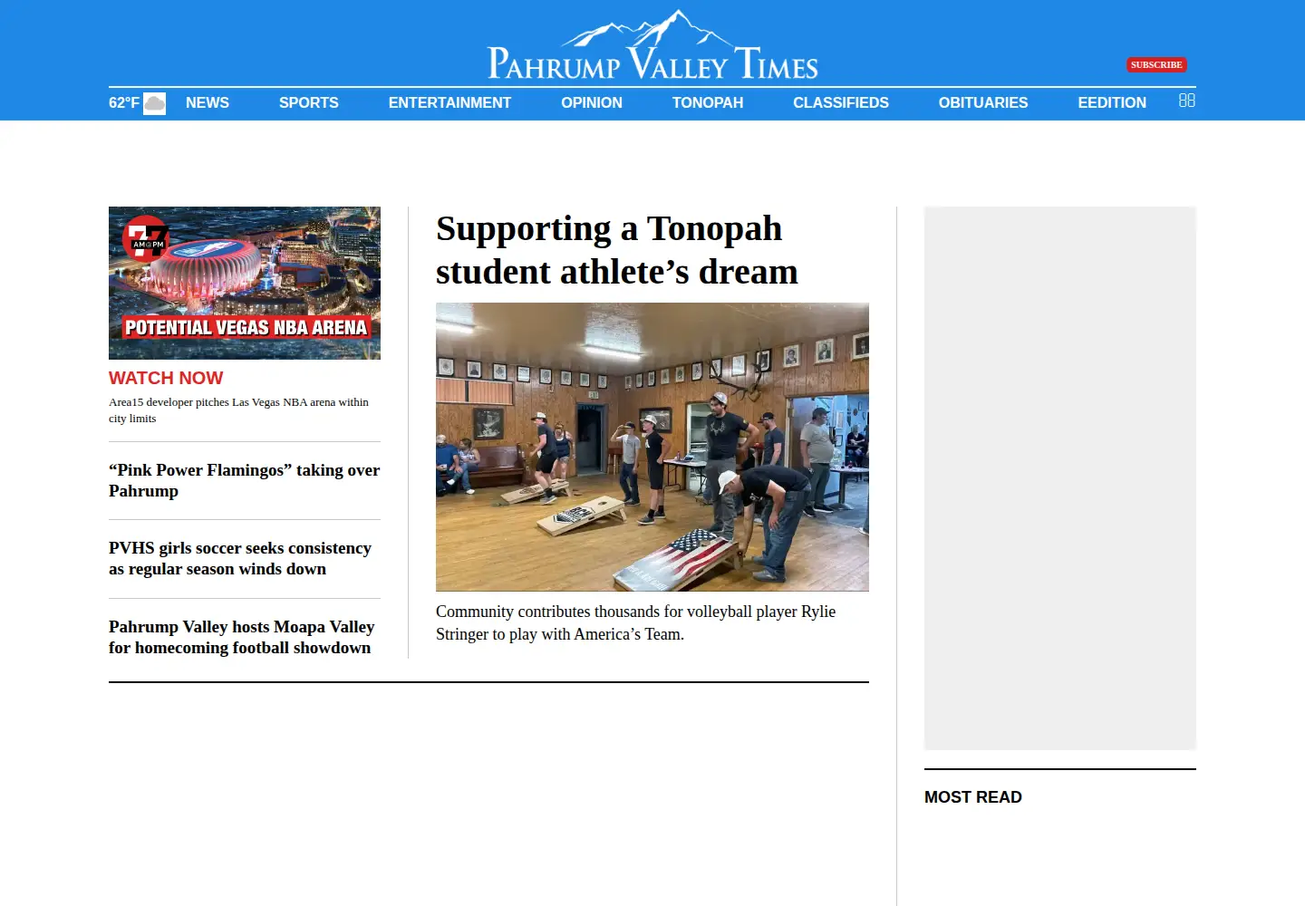 Screenshot of pvtimes.com