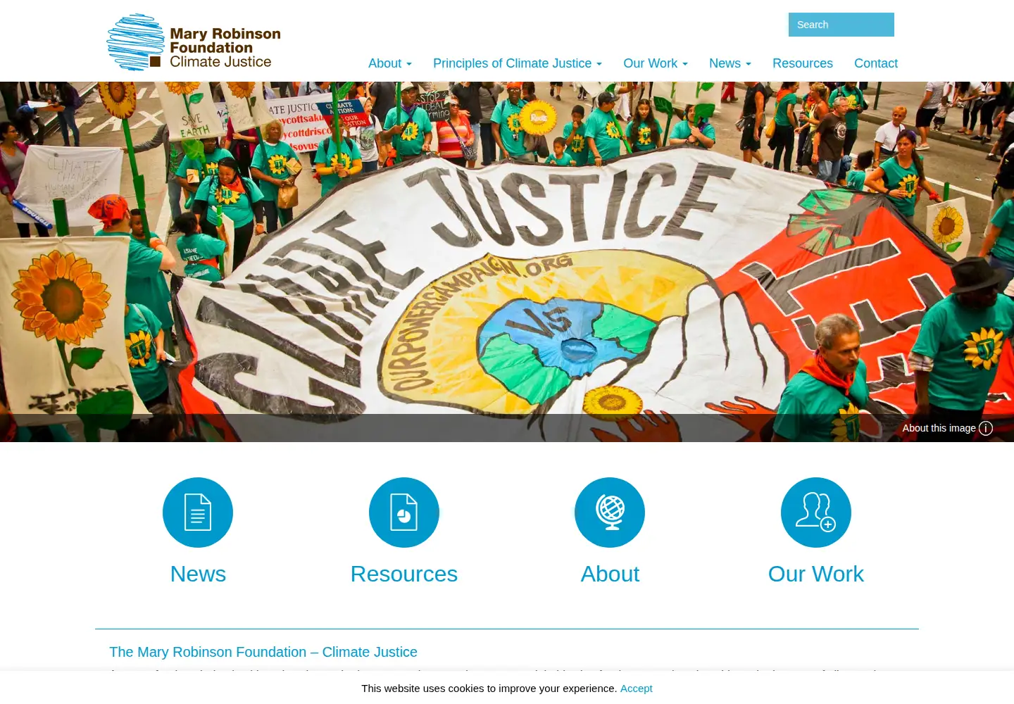 Screenshot of mrfcj.org