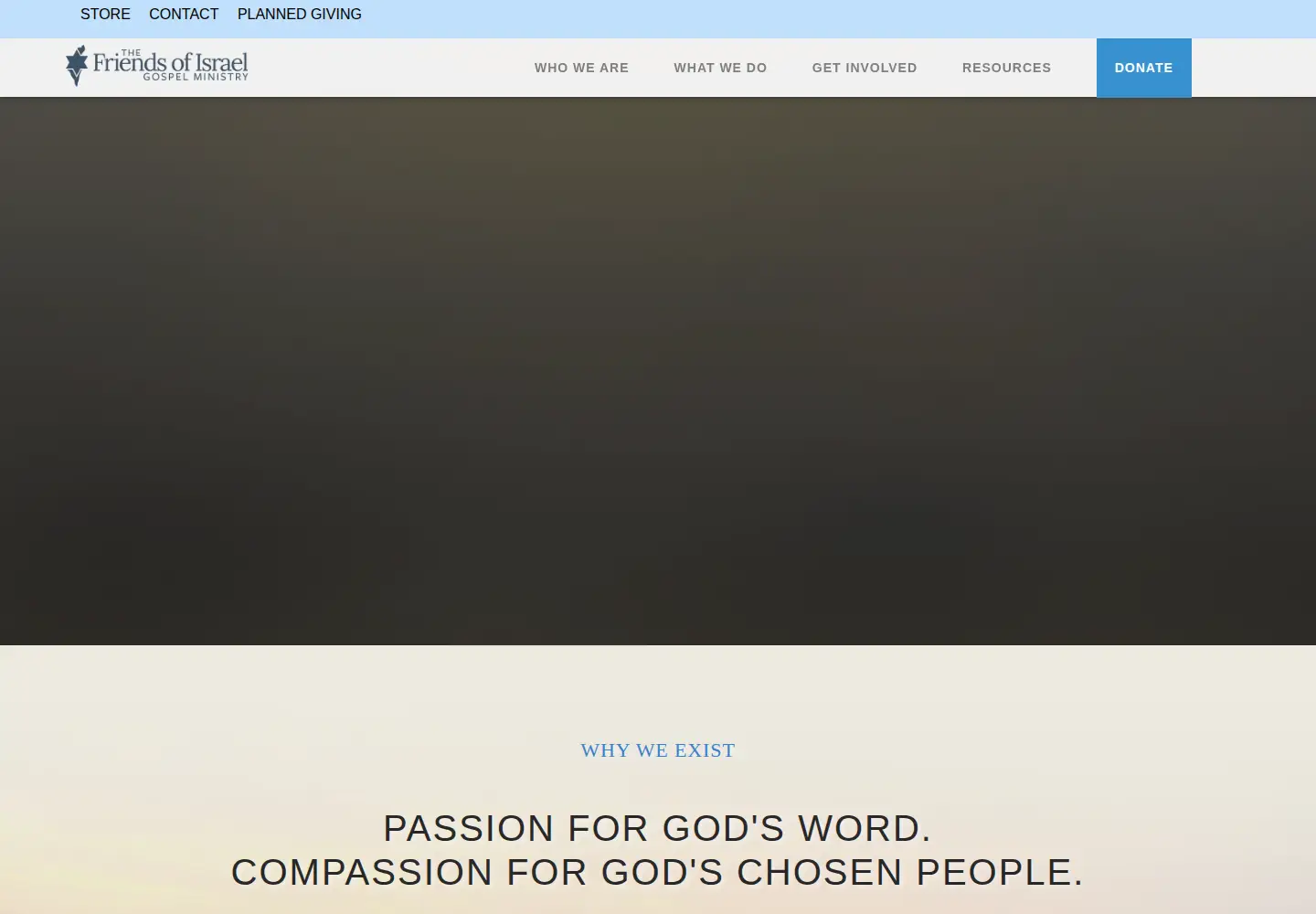 Captured homepage of foi.org in the current scan