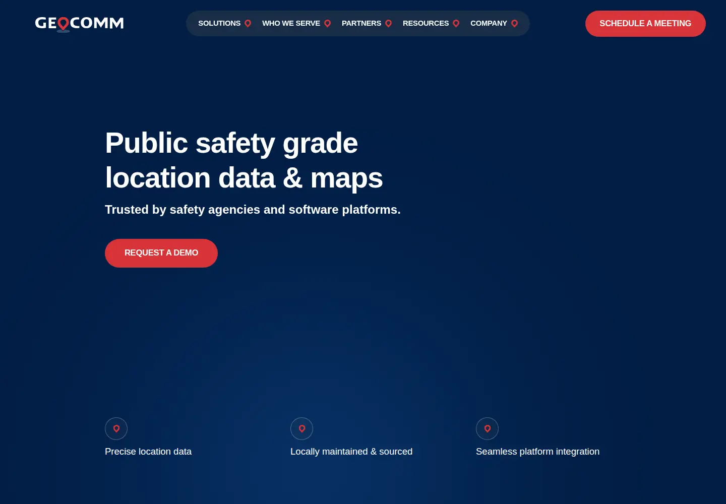 Screenshot of geocomm.com