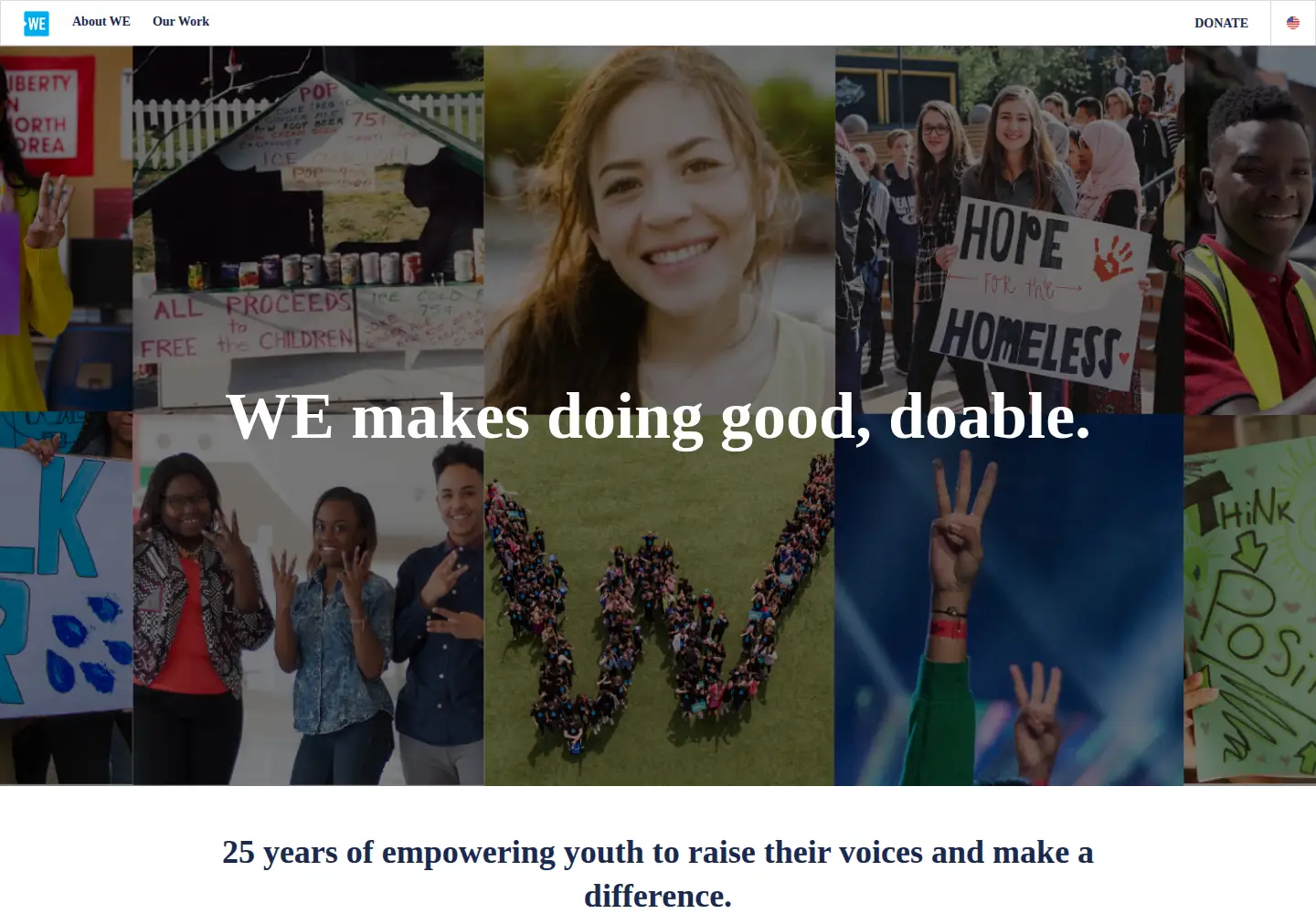 Screenshot of we.org