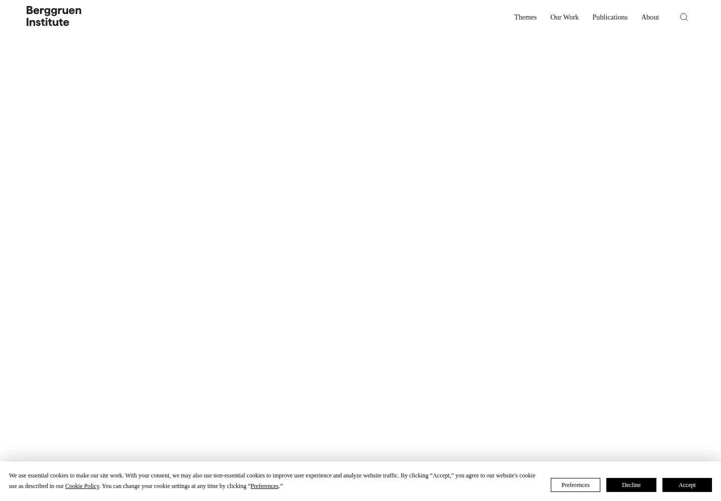 Screenshot of berggruen.org