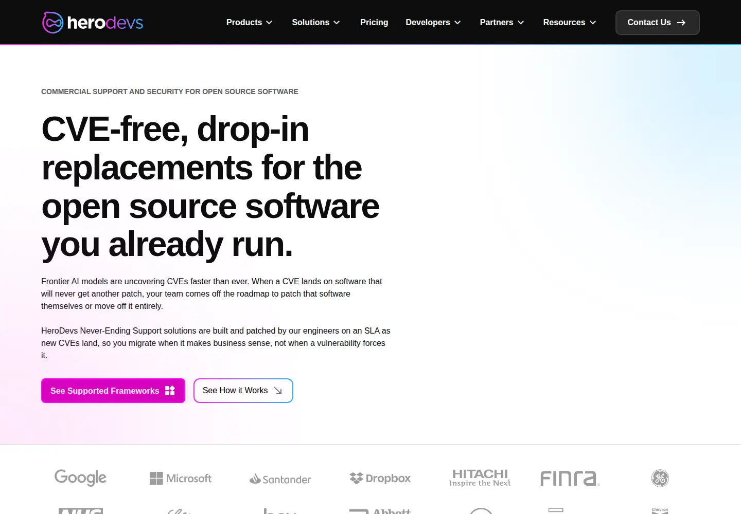 Screenshot of herodevs.com