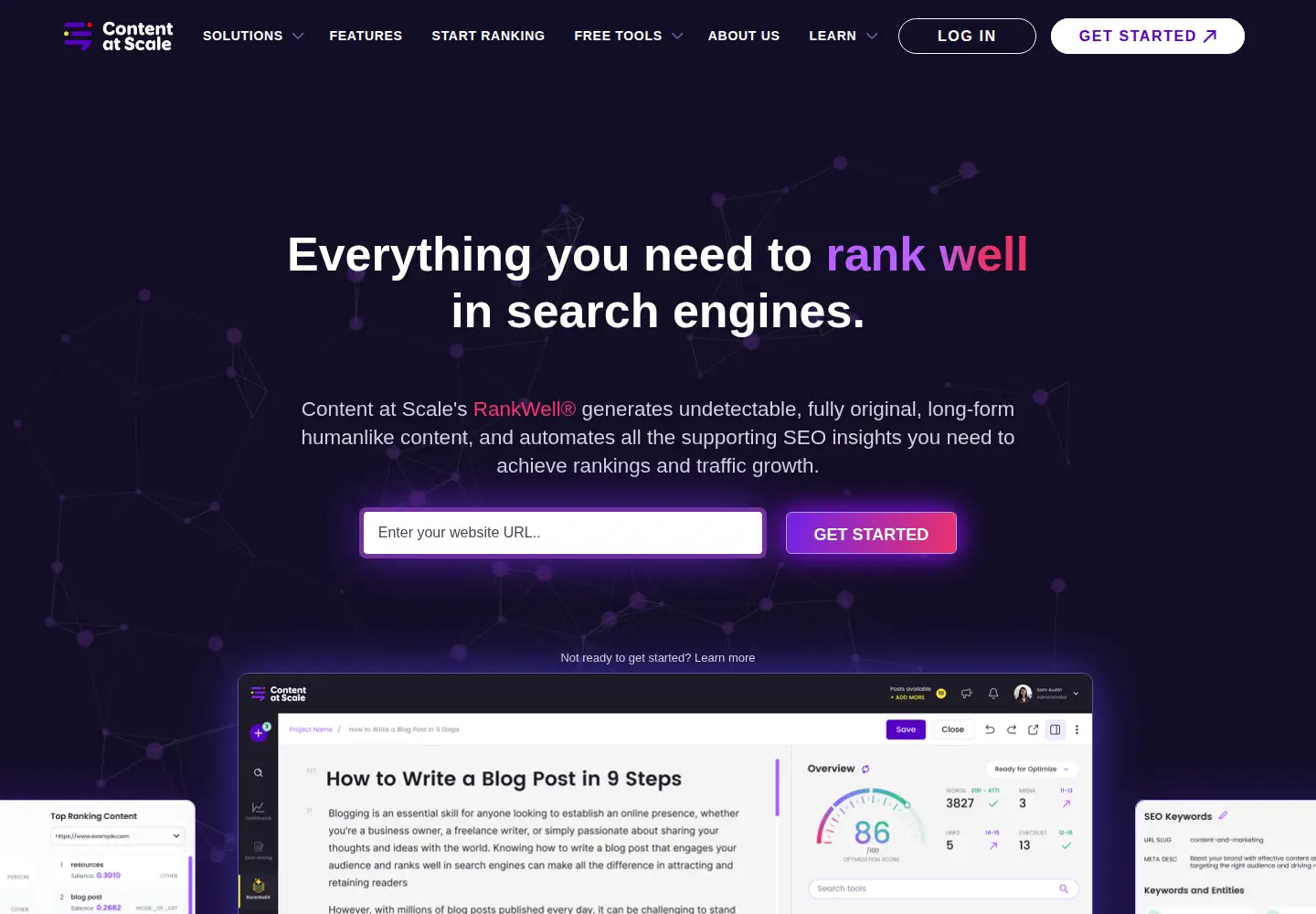 Screenshot of contentatscale.ai