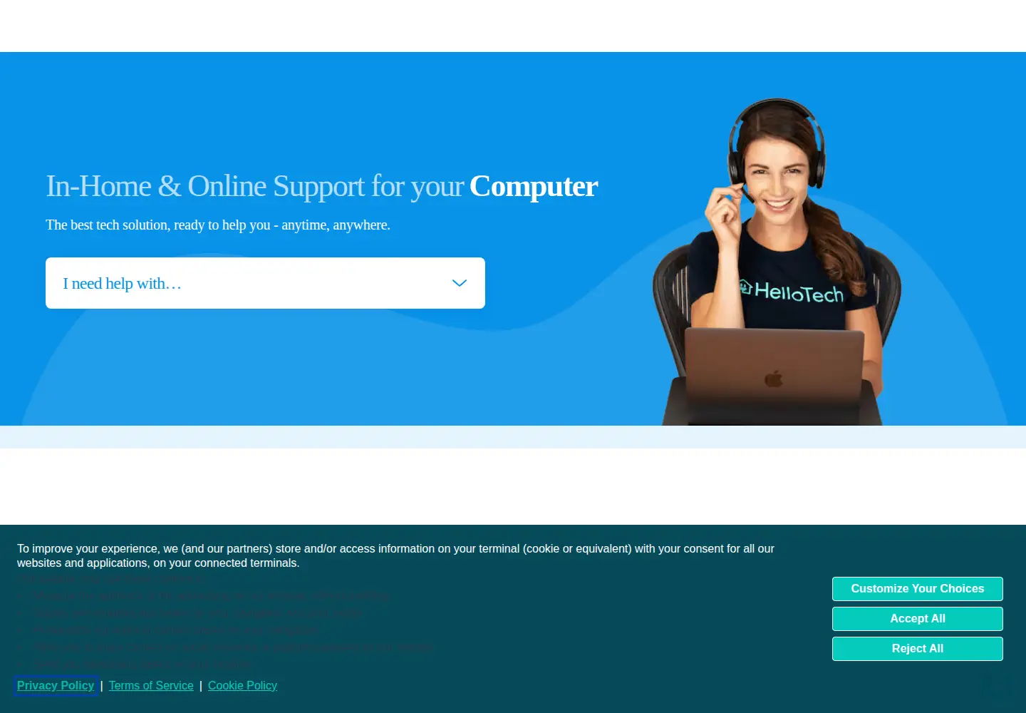 Screenshot of hellotech.com