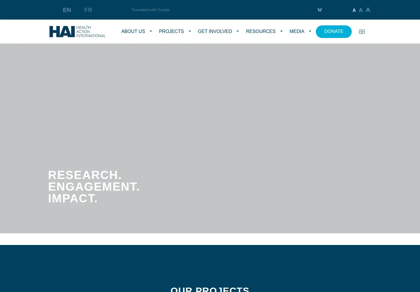 Screenshot of haiweb.org