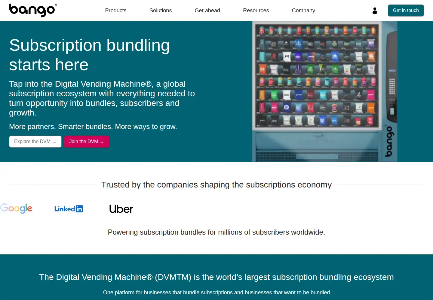 Screenshot of bango.com