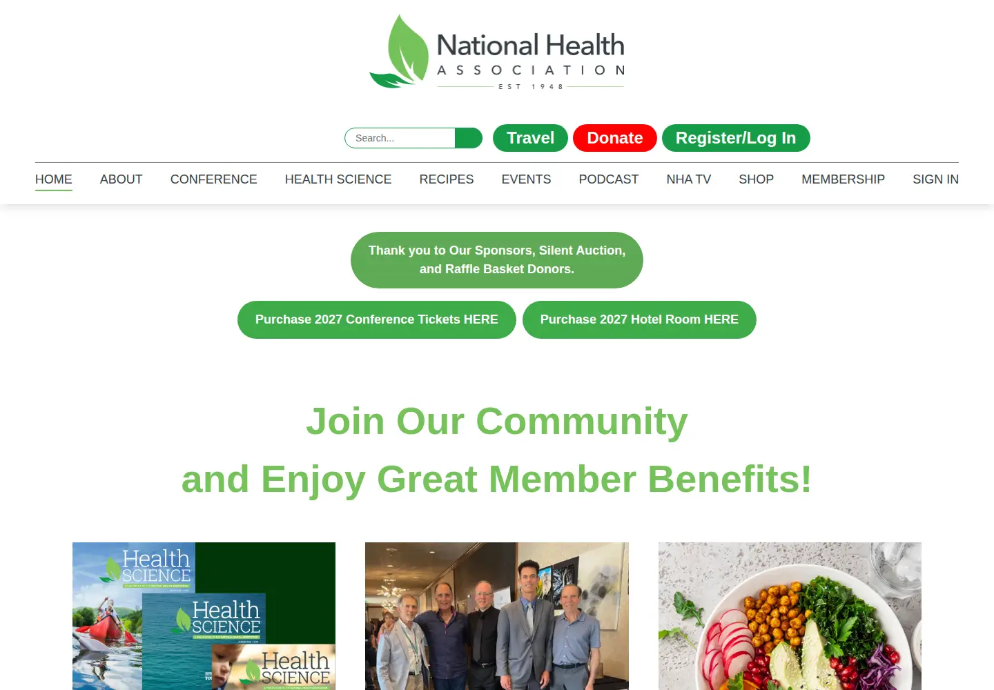 Screenshot of healthscience.org