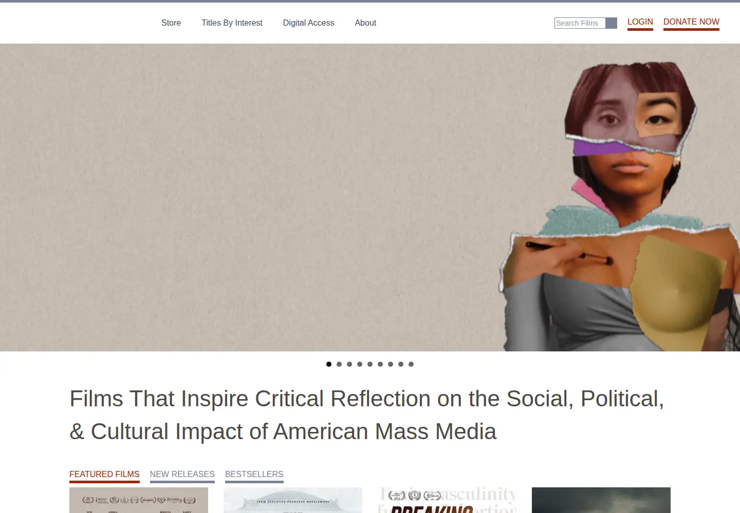 Screenshot of mediaed.org
