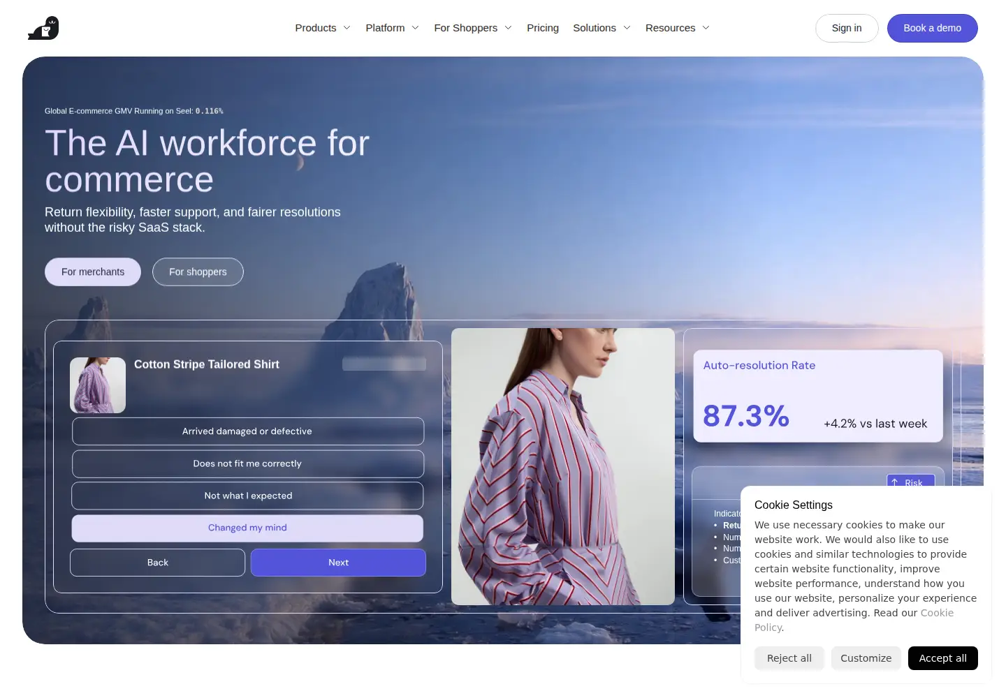 Screenshot of seel.com