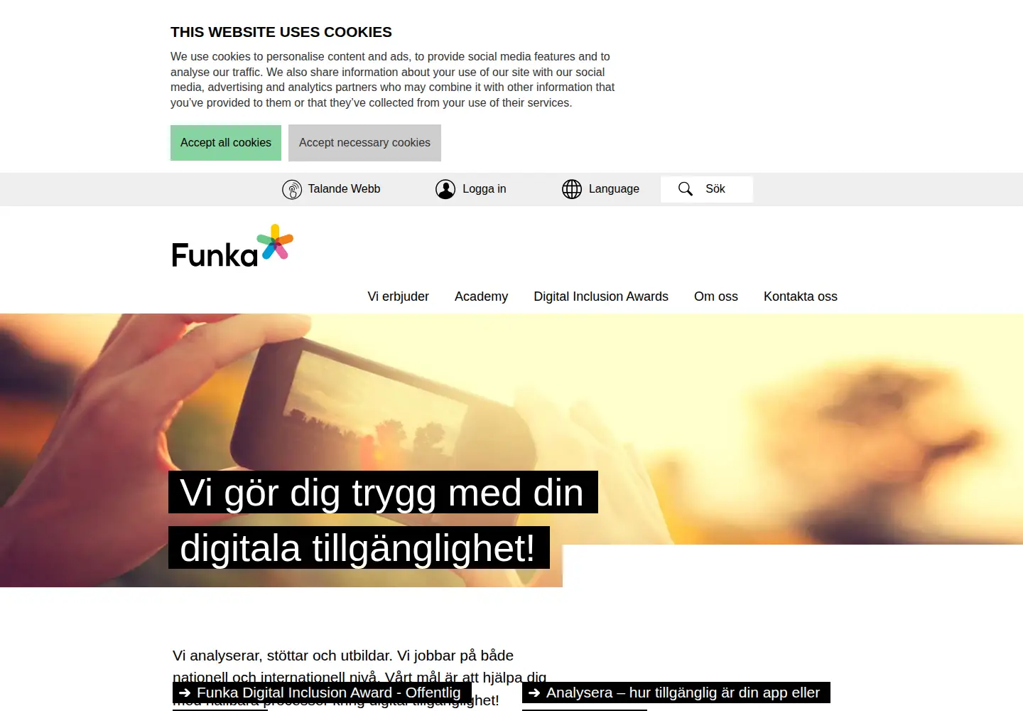 Screenshot of funka.com