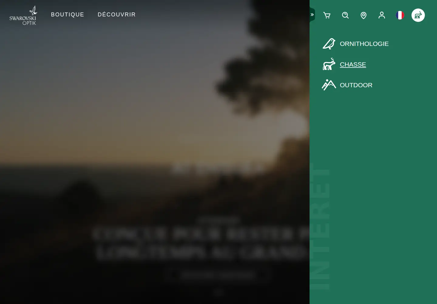 Screenshot of swarovskioptik.com