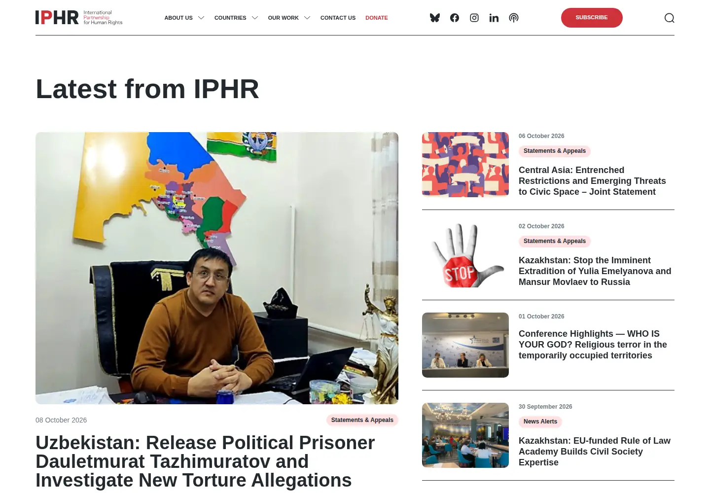 Screenshot of iphronline.org