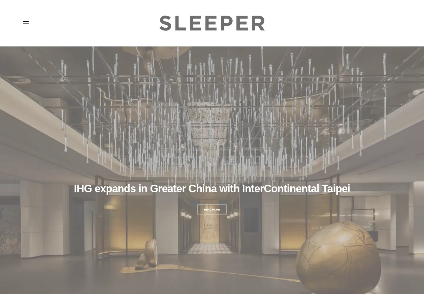 Screenshot of sleepermagazine.com