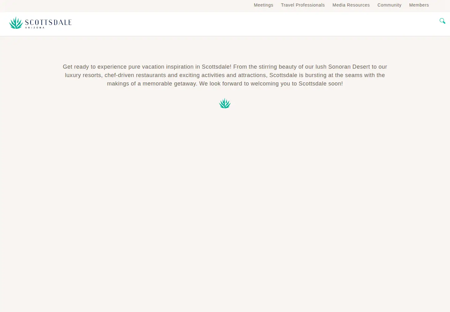 Screenshot of experiencescottsdale.com