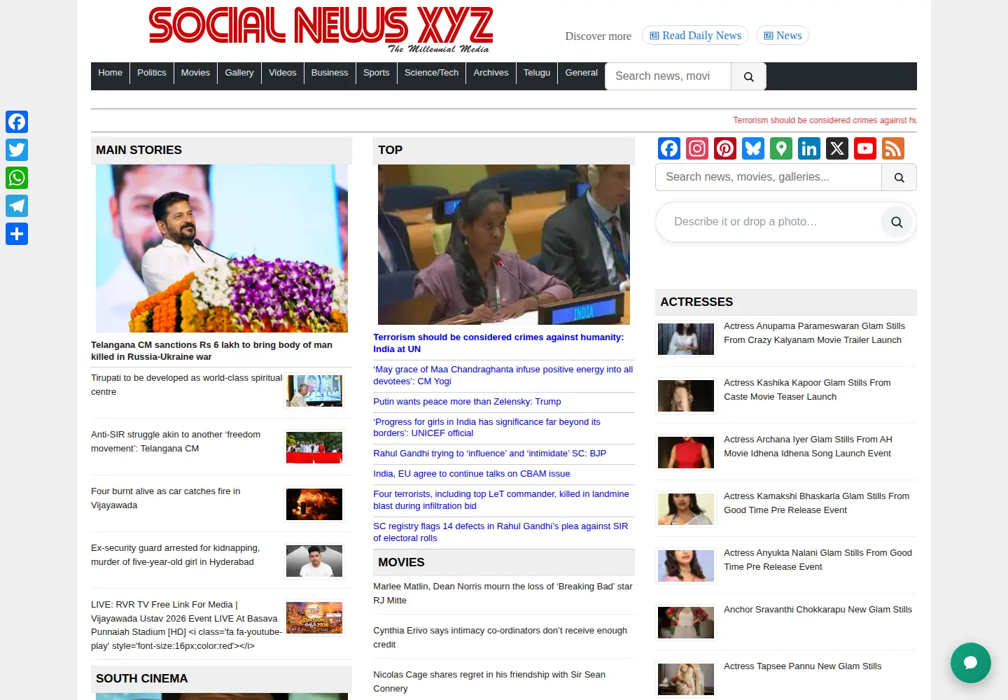 Screenshot of socialnews.xyz