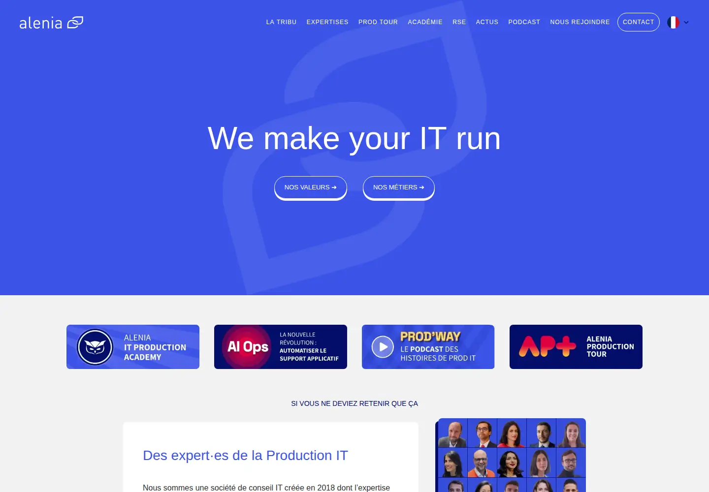 Screenshot of alenia.io