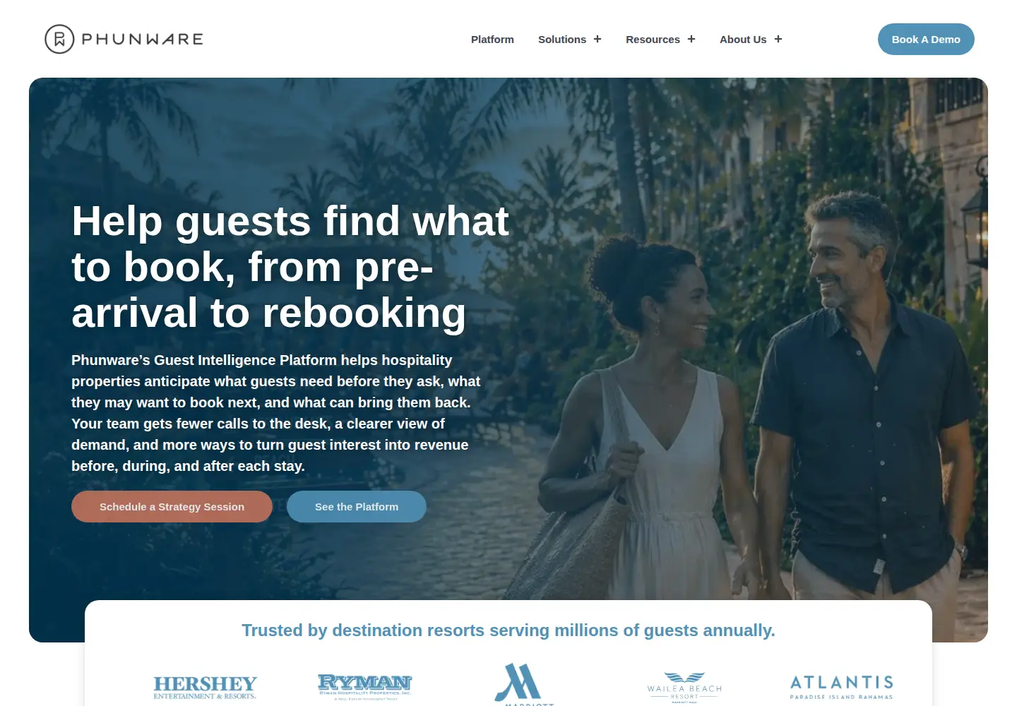 Screenshot of phunware.com