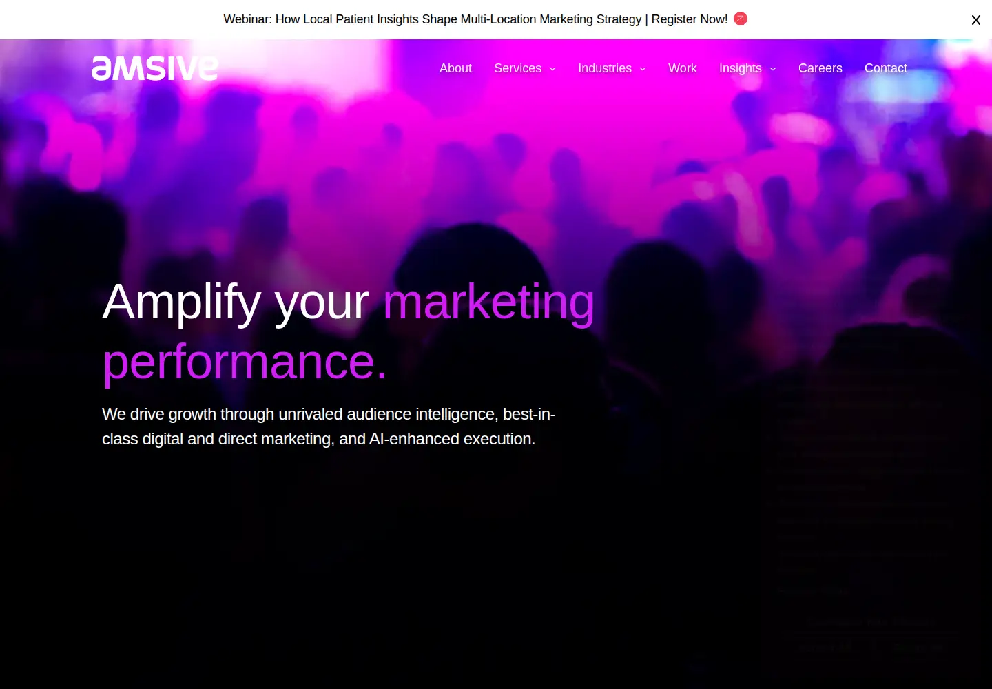 Screenshot of amsive.com