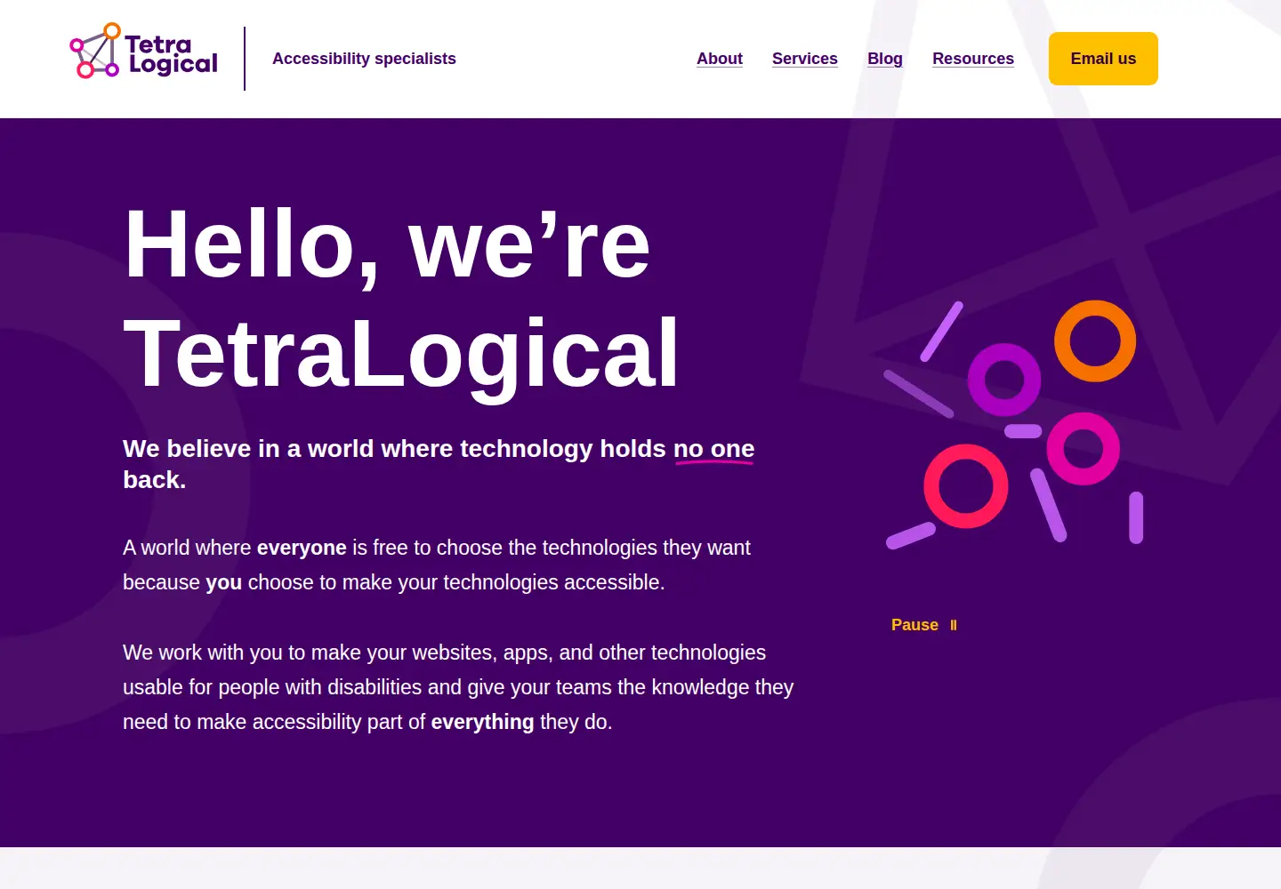 Screenshot of tetralogical.com