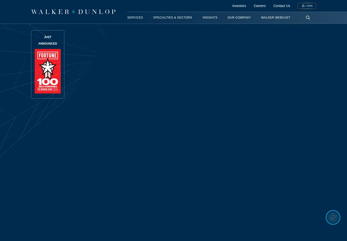 Screenshot of walkerdunlop.com