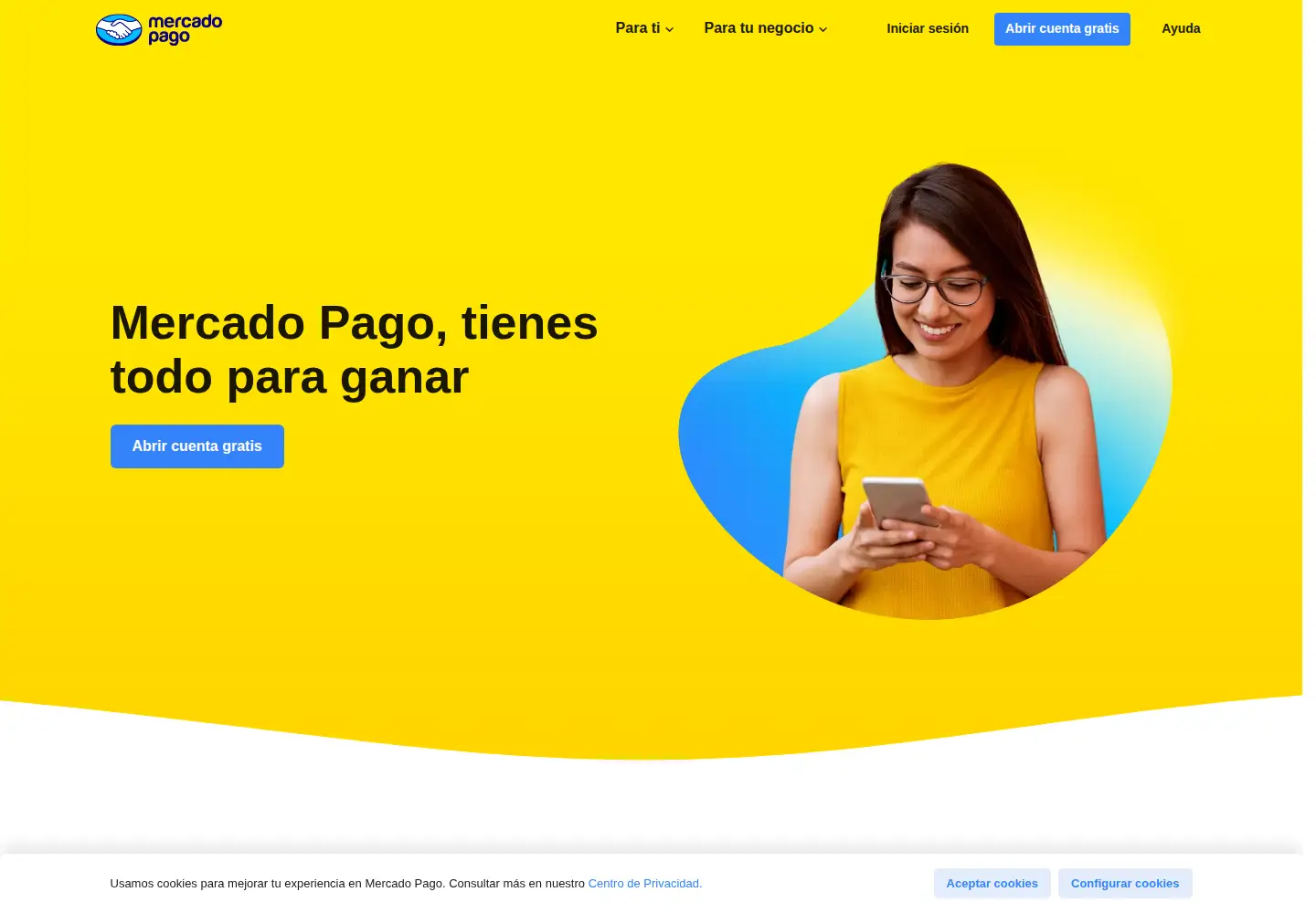 Screenshot of mercadopago.com.pe