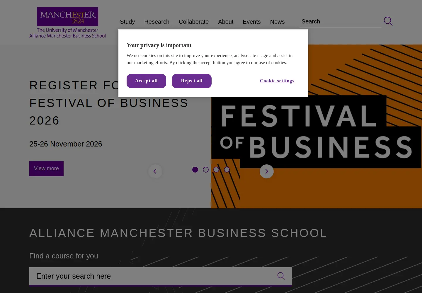 Screenshot of mbs.ac.uk